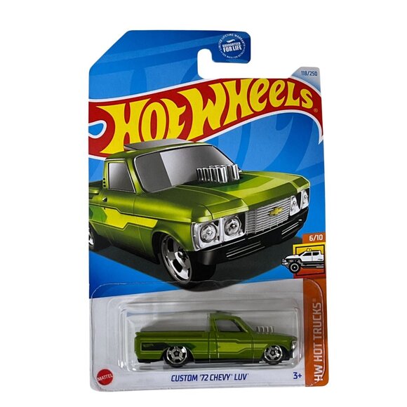 Hot Wheels 2025 Custom ’72 Chevy LUV Green Pickup HW Hot Trucks Series New on Ca - Picture 1 of 6